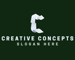 Advertising Creative Studio Letter C logo design