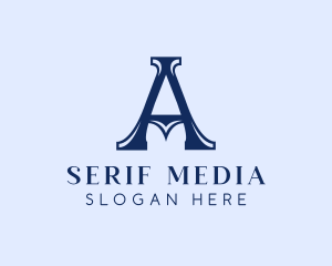 Elegant Serif Letter A Company logo