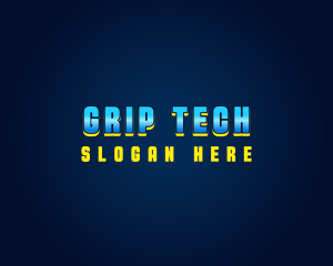 Futuristic Gaming Tech logo design