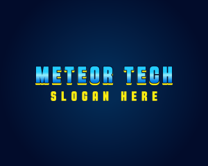 Futuristic Gaming Tech logo design