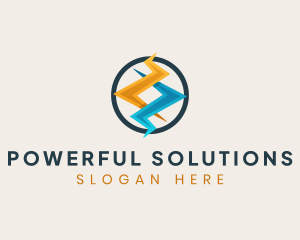 Electric Power Energy logo design