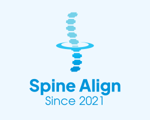 Chiropractic Spinal Cord logo design