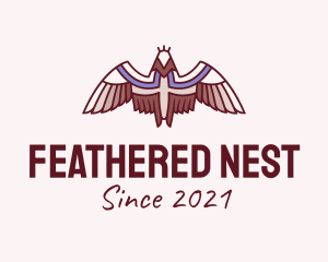 Tribal Bird Feathers logo