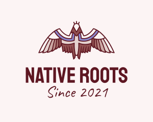 Tribal Bird Feathers logo design