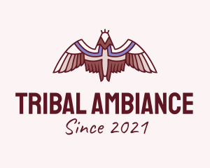 Tribal Bird Feathers logo design