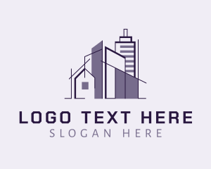 Violet Building Structure logo