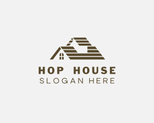 Roofing House Property logo design