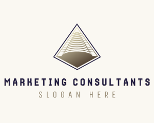 Tech Consulting Pyramid logo design