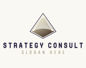 Tech Consulting Pyramid logo design