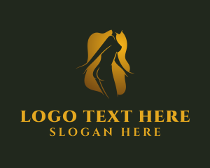 Gold Sexy Woman logo