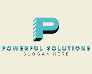 Business Professional Letter P logo design