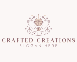 Hands Yarn Handicraft logo design