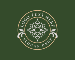 Lotus Yoga Flower logo