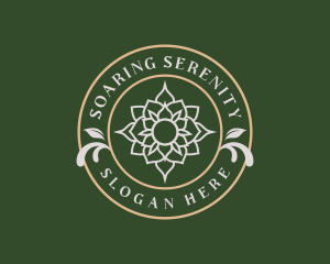 Lotus Yoga Flower logo design