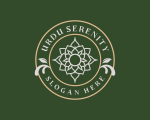 Lotus Yoga Flower logo design