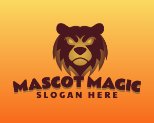 Angry Brown Bear Gaming Mascot logo