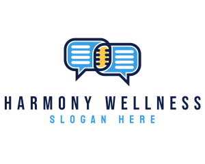 Podcast Chat Bubble logo