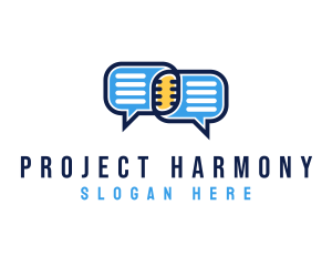 Podcast Chat Bubble logo