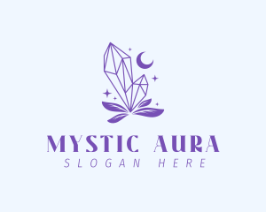Crystal Moon Leaves logo