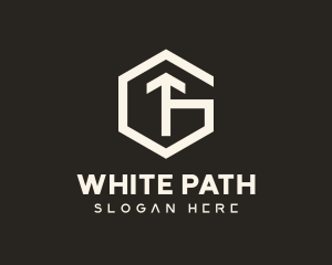 White Hexagon Letter G & T logo