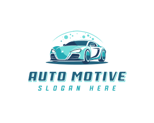 Sports Car Auto Wash logo design