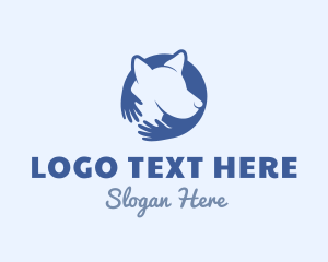 Dog Hug Hands logo