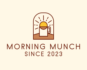 Sunrise Breakfast Coffee Brew logo design