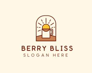 Sunrise Breakfast Coffee Brew logo design