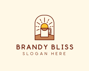 Sunrise Breakfast Coffee Brew logo design