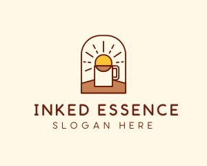 Sunrise Breakfast Coffee Brew logo design