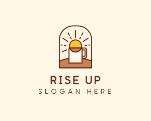 Sunrise Breakfast Coffee Brew logo design