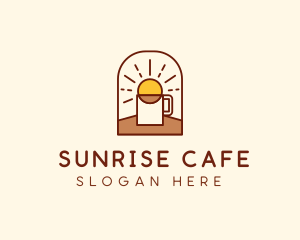 Sunrise Breakfast Coffee Brew logo design