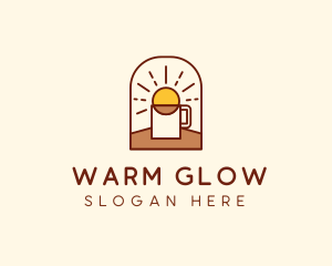 Sunrise Breakfast Coffee Brew logo design