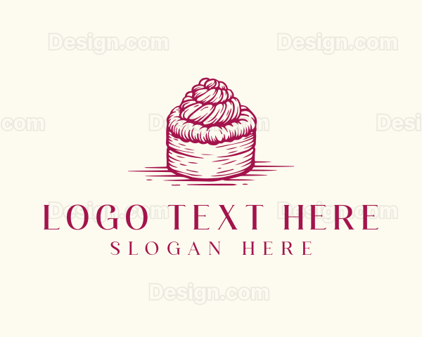 Sweet Cake Pastry Logo