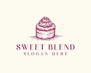 Sweet Cake Pastry  logo design