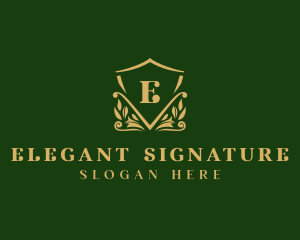 Elegant Royal Shield logo design