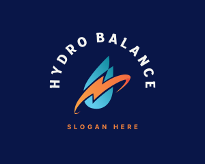 Hydro Electric Power logo design