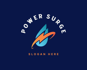 Hydro Electric Power logo design