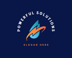 Hydro Electric Power logo design