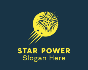 Yellow Star Fireworks logo design