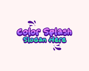 Fun Paint Splatter logo