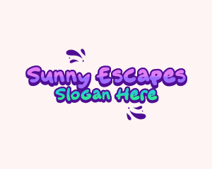 Fun Paint Splatter logo