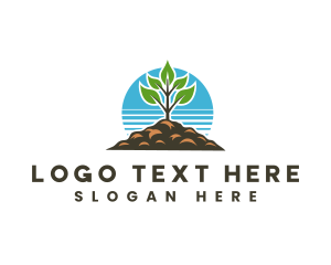 Organic Soil Leaf Gardening logo