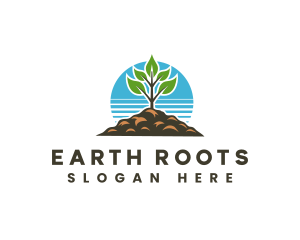 Organic Soil Leaf Gardening logo