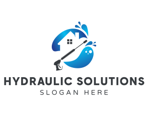 House Cleaning Pressure Washer logo design