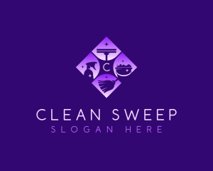 Sanitation Sparkle Clean logo