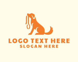 Sitting Dog Leash  logo