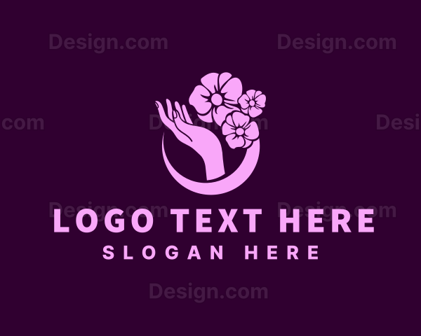 Natural Floral Hand Logo