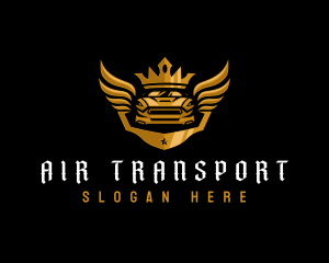 Wing Car Transportation logo design