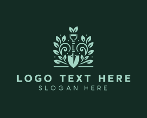 Landscaping Garden Shovel  logo